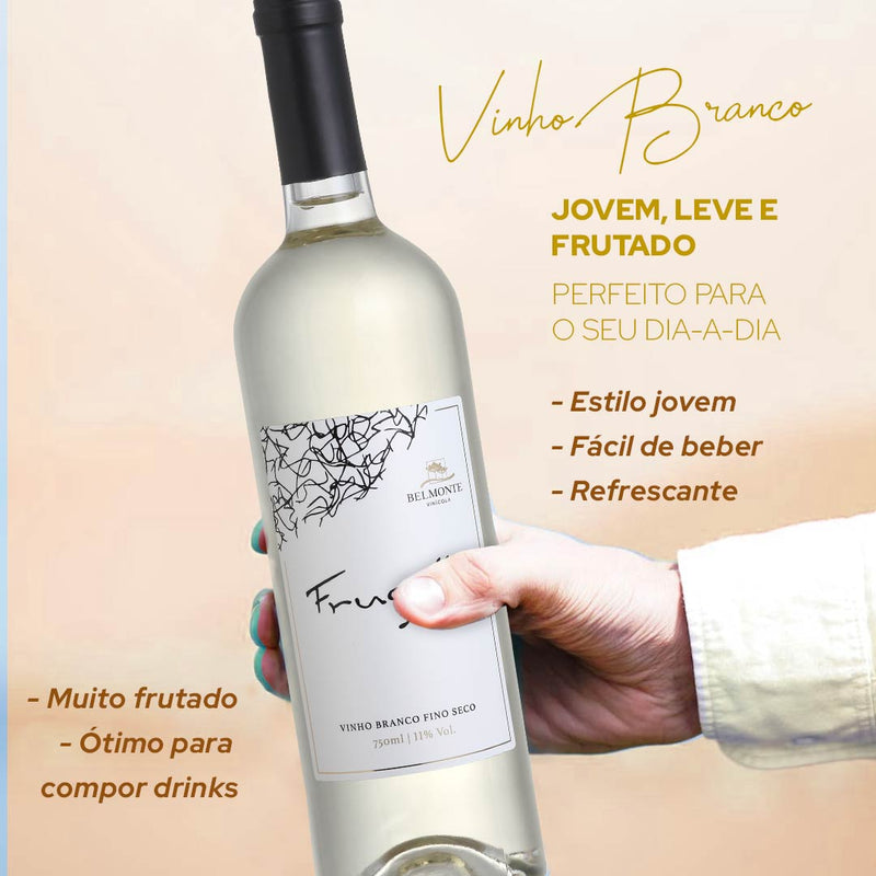 Vinho Fino Branco Seco 750ml Frugalle - Vinícola Belmonte