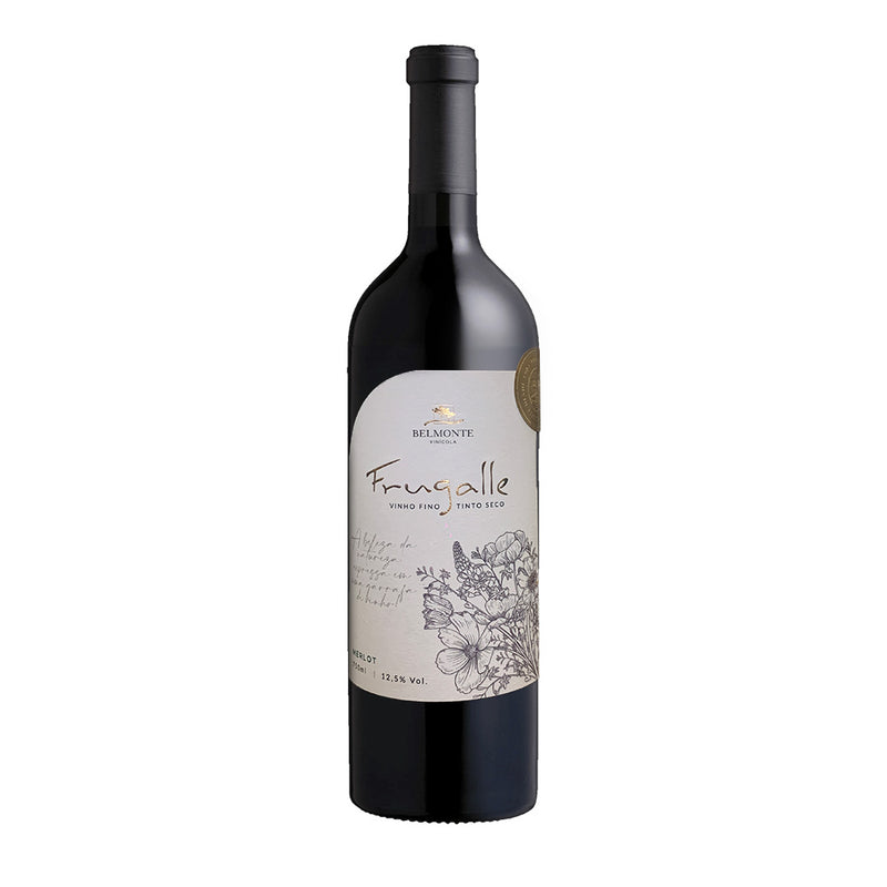 Merlot Vinho Tinto Fino Seco 750ml Frugalle - Vinícola Belmonte