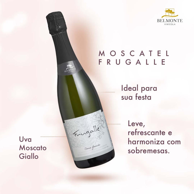 Espumante Moscatel Frugalle 750 - Vinícola Belmonte