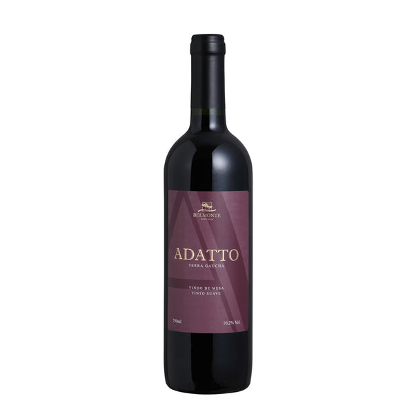Vinho Tinto de Mesa Suave 750ml Adatto - Vinícola Belmonte