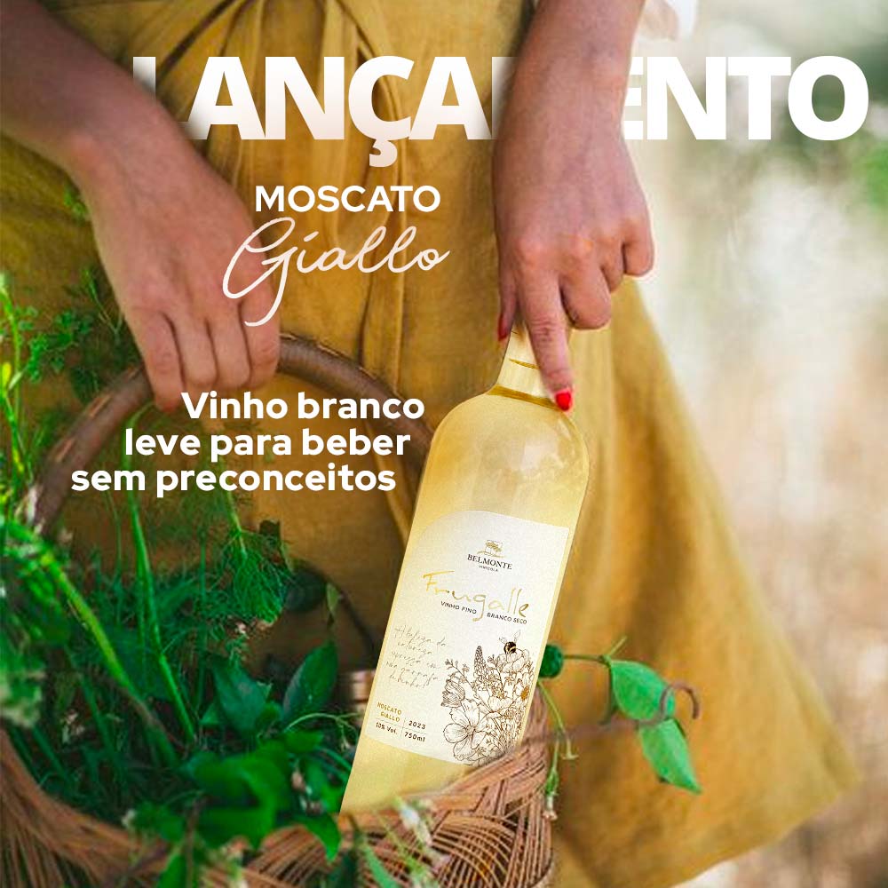 🌞🍇 Novo Lançamento: Vinho Moscato Giallo Frugalle