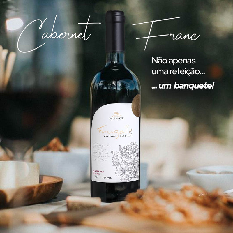 Cabernet Franc Vinho Tinto Fino Seco 750ml Frugalle - Vinícola Bemonte