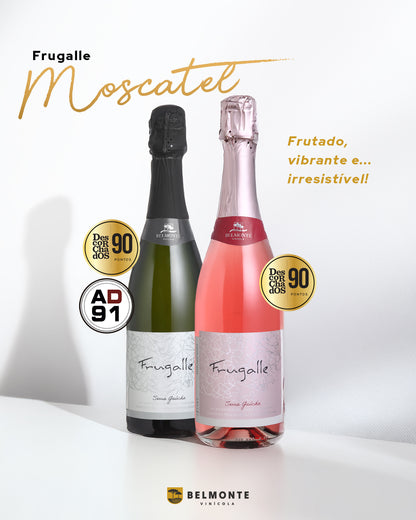 Espumante Moscatel Rosé 750ml Frugalle - Vinícola Belmonte