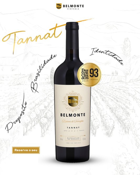 Tannat Vinho Fino Tinto Seco 750ml  Riserva Di Famiglia