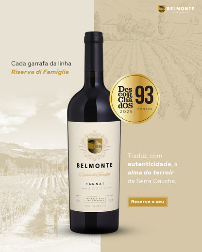 Tannat Vinho Fino Tinto Seco 750ml  Riserva Di Famiglia