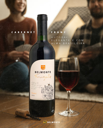Cabernet Franc Vinho Fino Tinto Seco 750ml Frugalle - Vinícola Bemonte