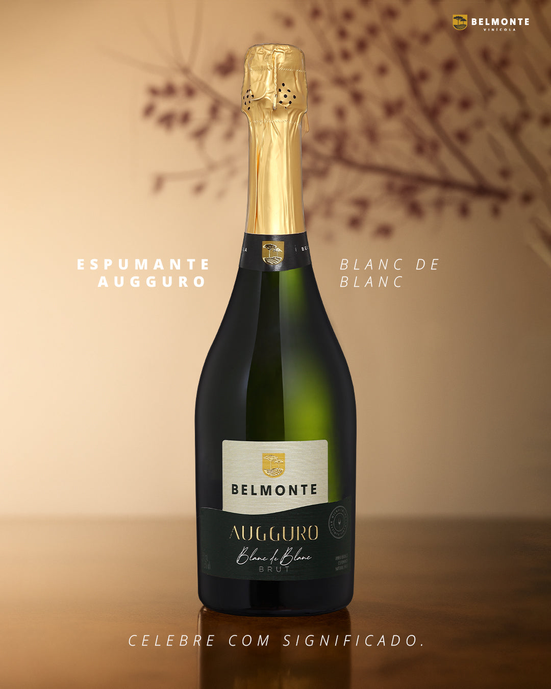 Espumante Blanc de Blanc Augguro Brut - Vinícola Belmonte