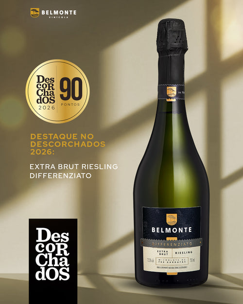 Espumante Natural Extra Brut Riesling 750ml Differenziato - Vinícola Belmonte