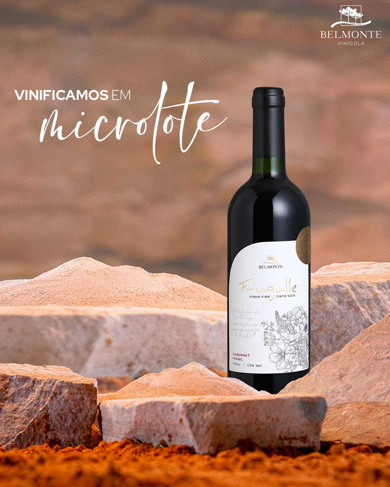 Cabernet Franc Vinho Tinto Fino Seco 750ml Frugalle - Vinícola Bemonte