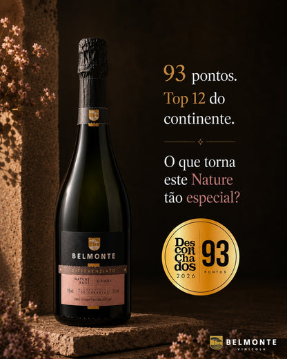 Espumante Natural Nature Rosé Gamay 750ml Differenziato - Vinícola Belmonte