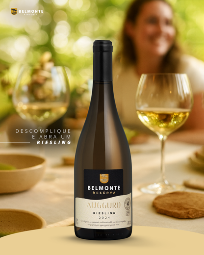 Riesling Vinho Fino Branco Seco 750ml Augguro - Vinícola Belmonte