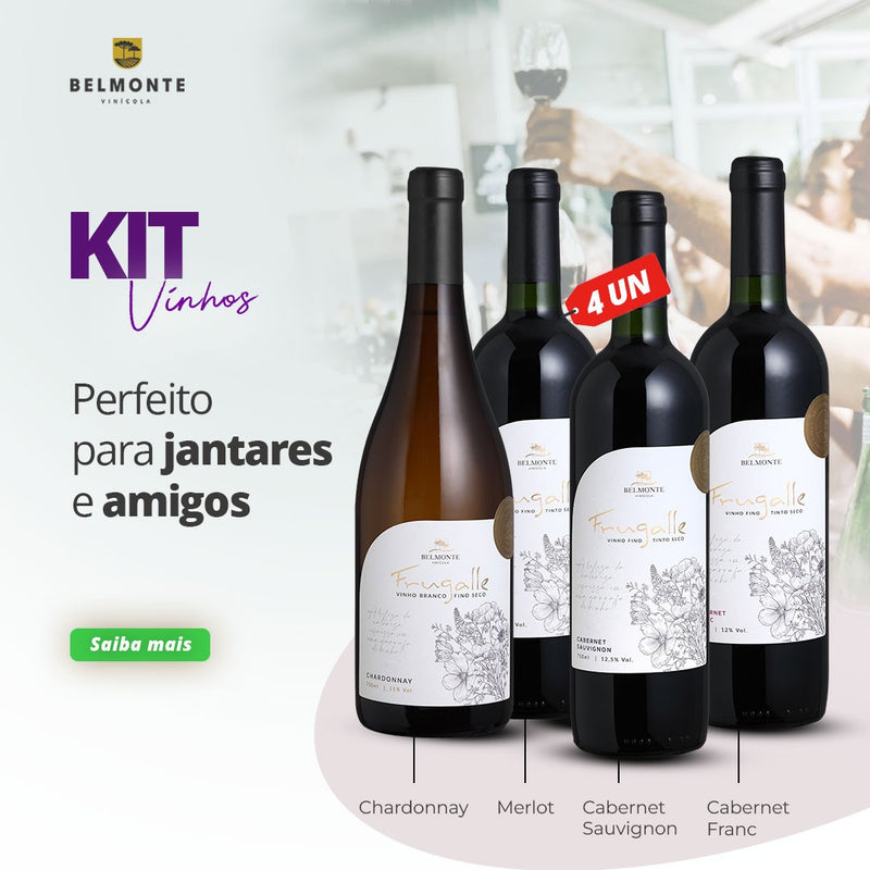 Kit 4 Vinhos